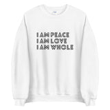 I AM PEACE • LOVE • WHOLE SWEATSHIRT