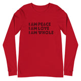 I AM PEACE • LOVE • WHOLE LONG SLEEVE TEE