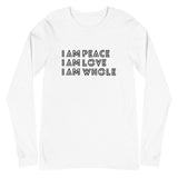 I AM PEACE • LOVE • WHOLE LONG SLEEVE TEE