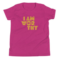 I AM WORTHY KID'S TEE